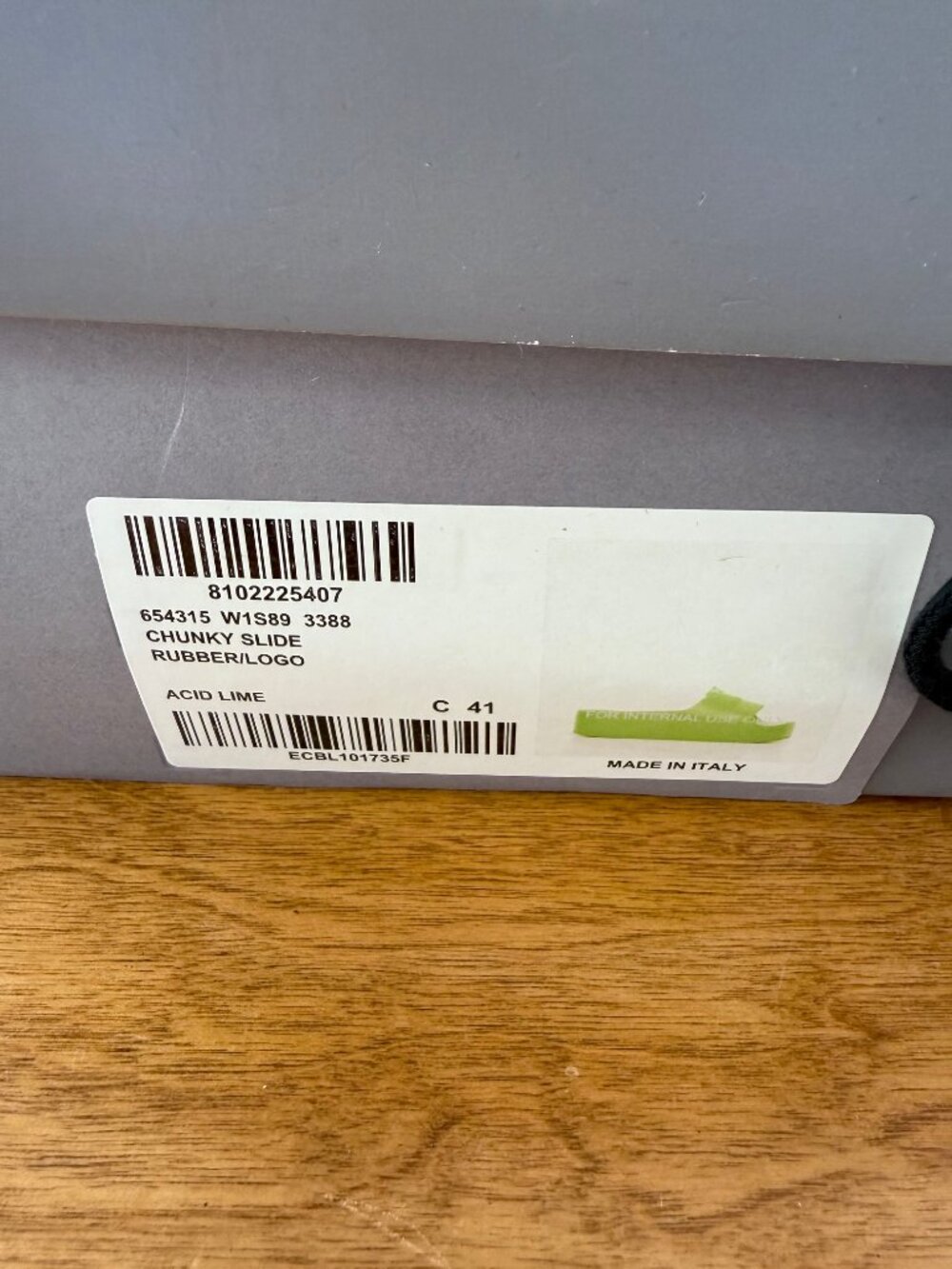 Balenciaga Platform Slides | Acid Lime | EU 41 - Picture 10 of 10